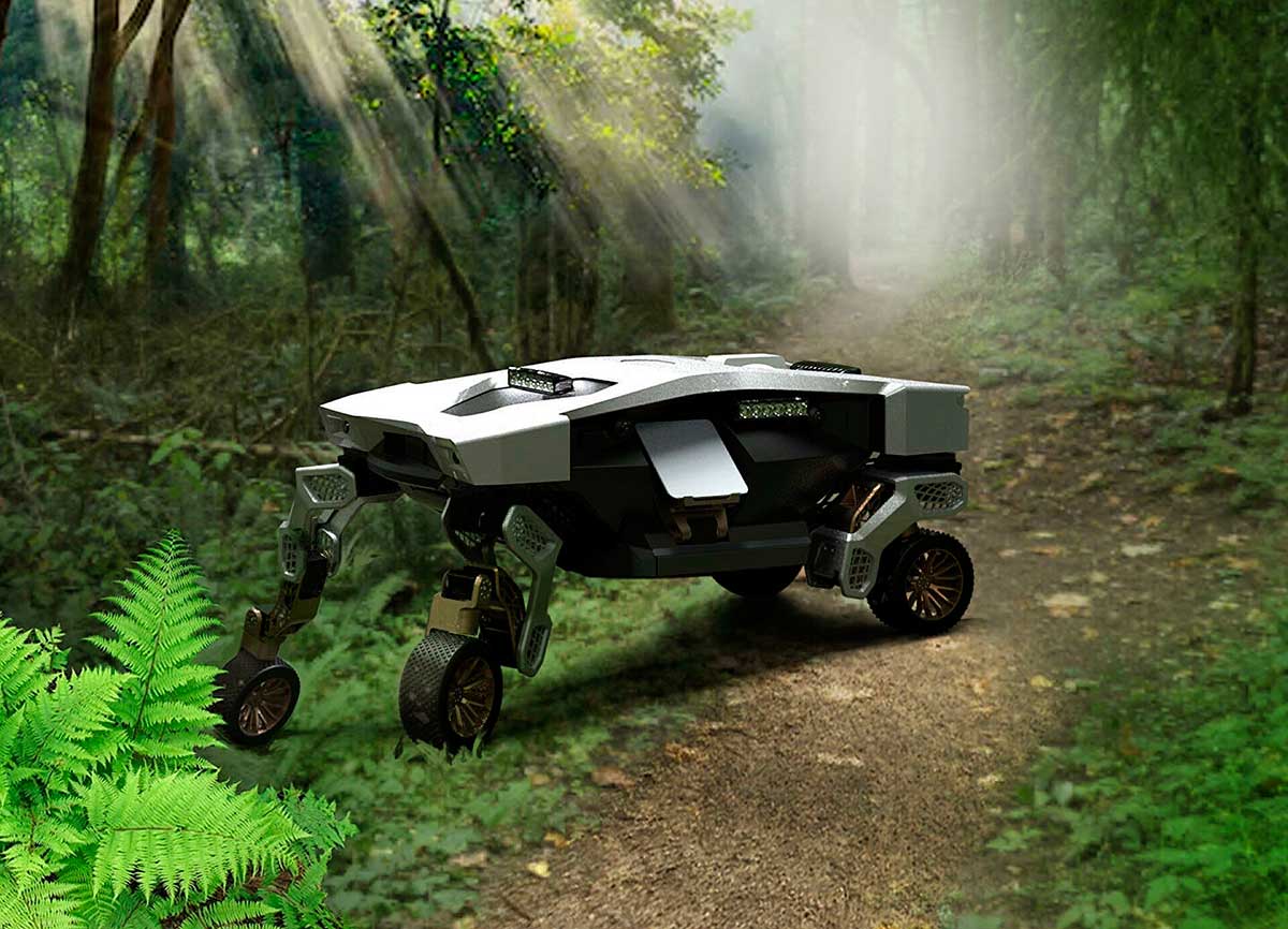 hyundai tiger todoterreno autonomo no tripulado Conoce el Hyundai TIGER, el todoterreno que echa a caminar
