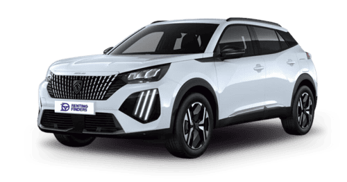 Renting Peugeot 2008 Hybrid Allure 110 eDCS6 Sin Entrada