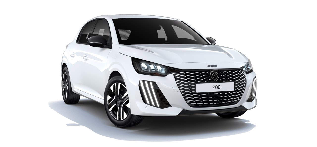 Renting New Peugeot 208 Allure Compacto Manual Blanco