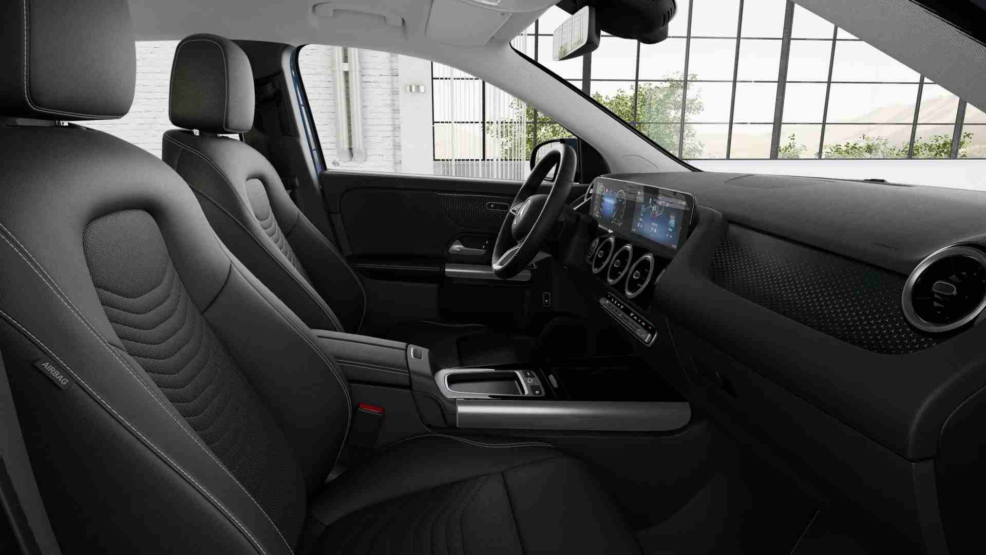 Renting Mercedes Benz GLA 200 Semihíbrido Gasolina SUV Azul Espectra Etiqueta ECO Renting Finders Asientos