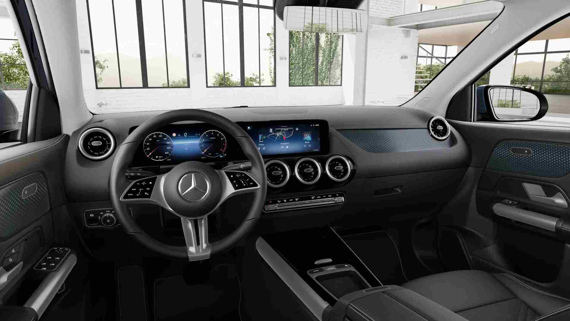 Renting Mercedes Benz GLA 200 Semihíbrido Gasolina SUV Azul Espectra Etiqueta ECO Renting Finders Interior