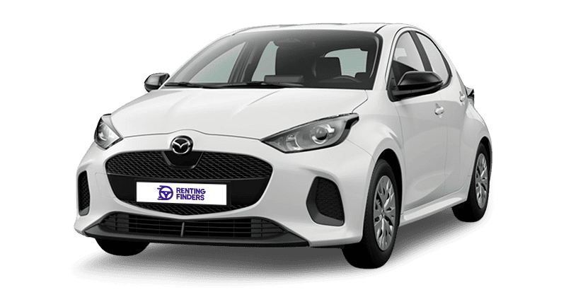 Renting Mazda 2 Hybrid Prime Line Artic White Compacto Híbrido CVT Automático Etiqueta ECO Renting Finders