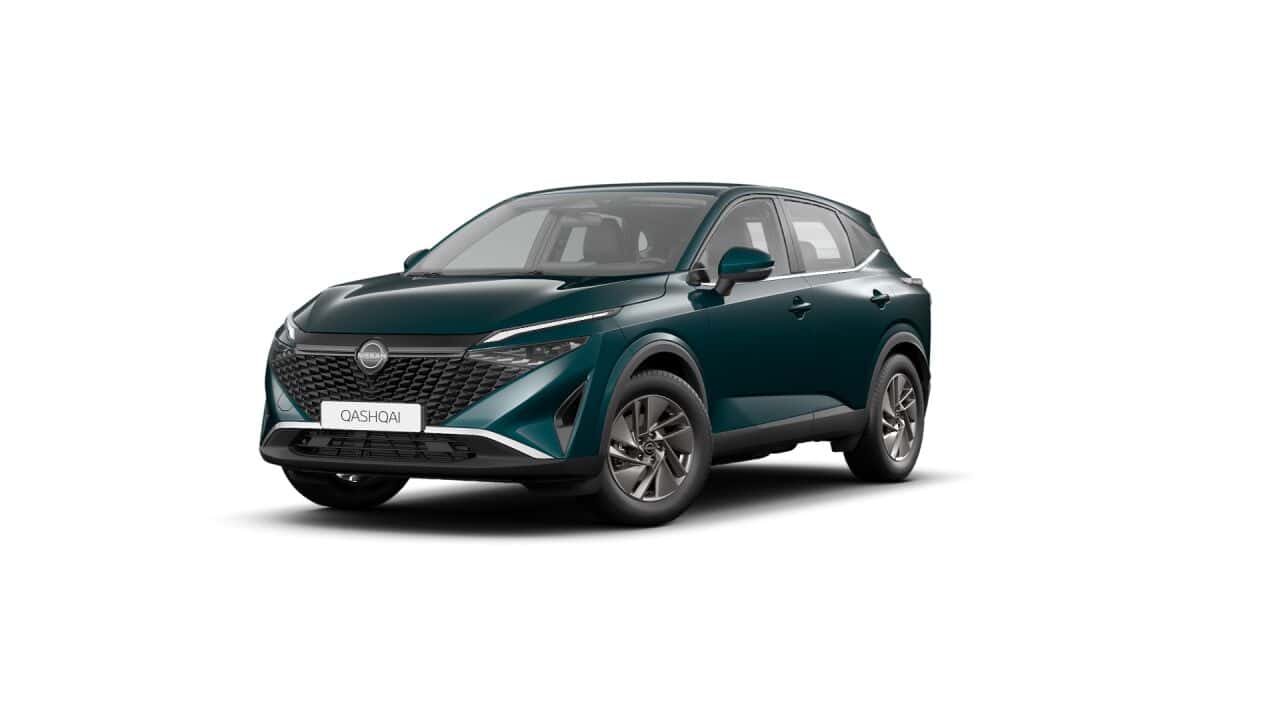 Renting New Nissan Qashqai Acenta Deep Ocean SUV MHEV Micro-Híbrido Etiqueta ECO Manual