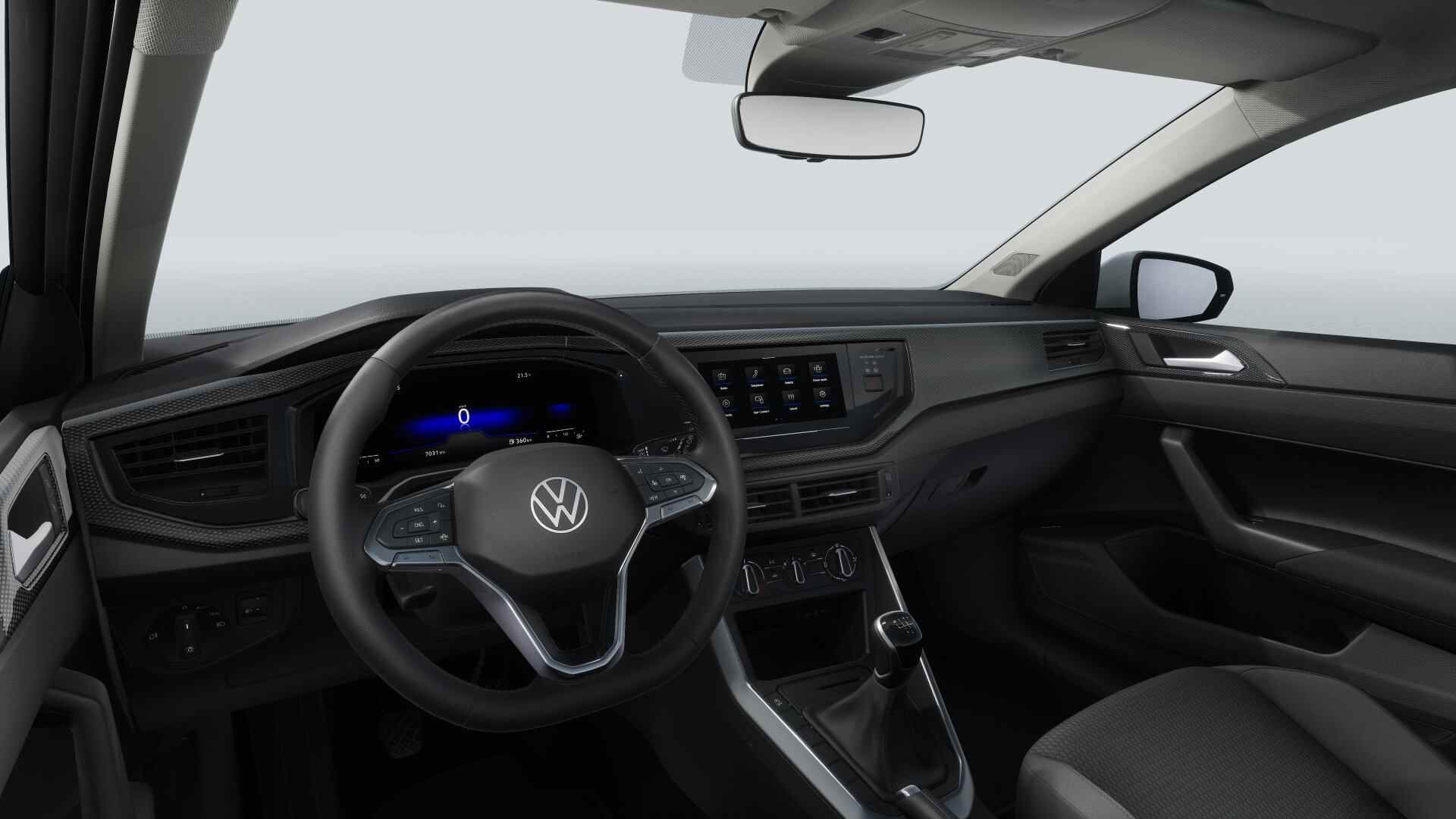 Renting Volkswagen Polo Match Blanco Compacto Gasolina Manual Interior