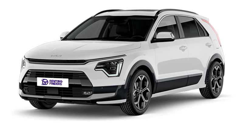 Renting Kia Niro HEV Concept SUV Híbrido Automático Etiqueta ECO Clear White Renting Finders