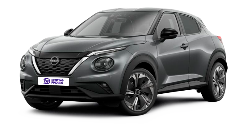 Renting Nissan Juke Hybrid N-Connecta SUV Automático Híbrido Etiqueta ECO Skyline Grey Renting Finders