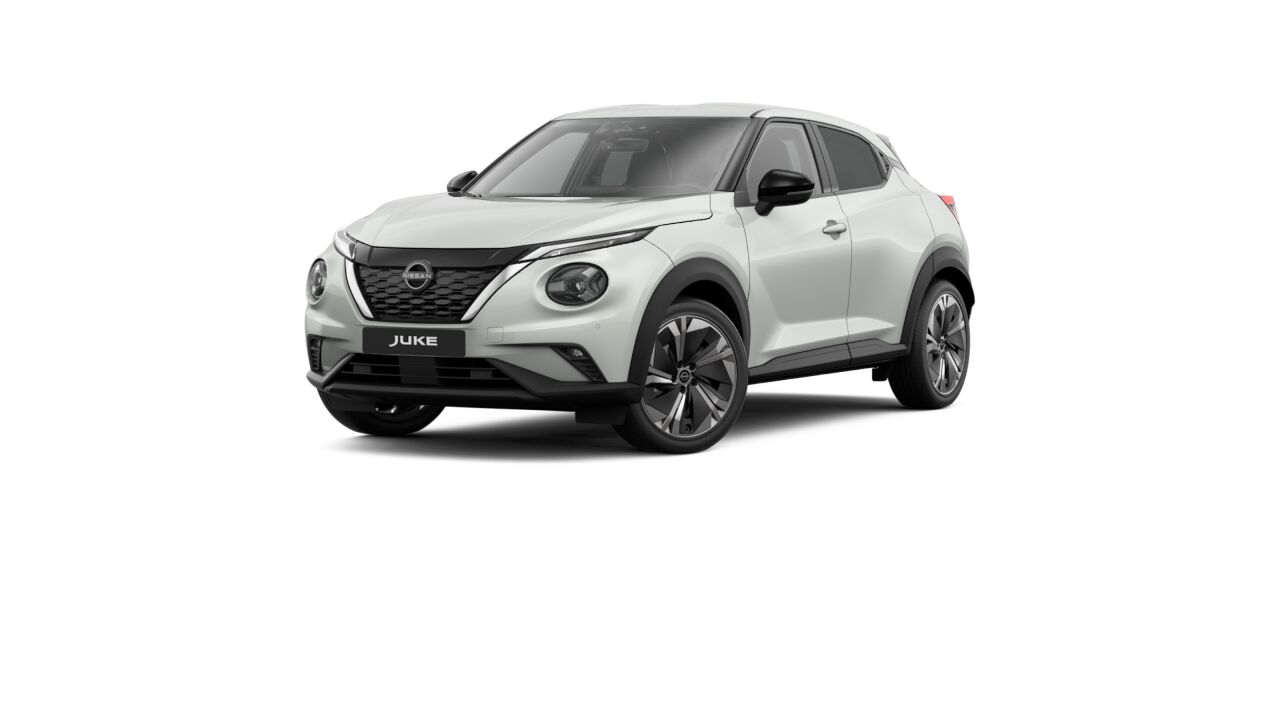Renting Nissan Juke Hybrid N-Connecta Automático SUV Etiqueta ECO Kori White Renting Finders