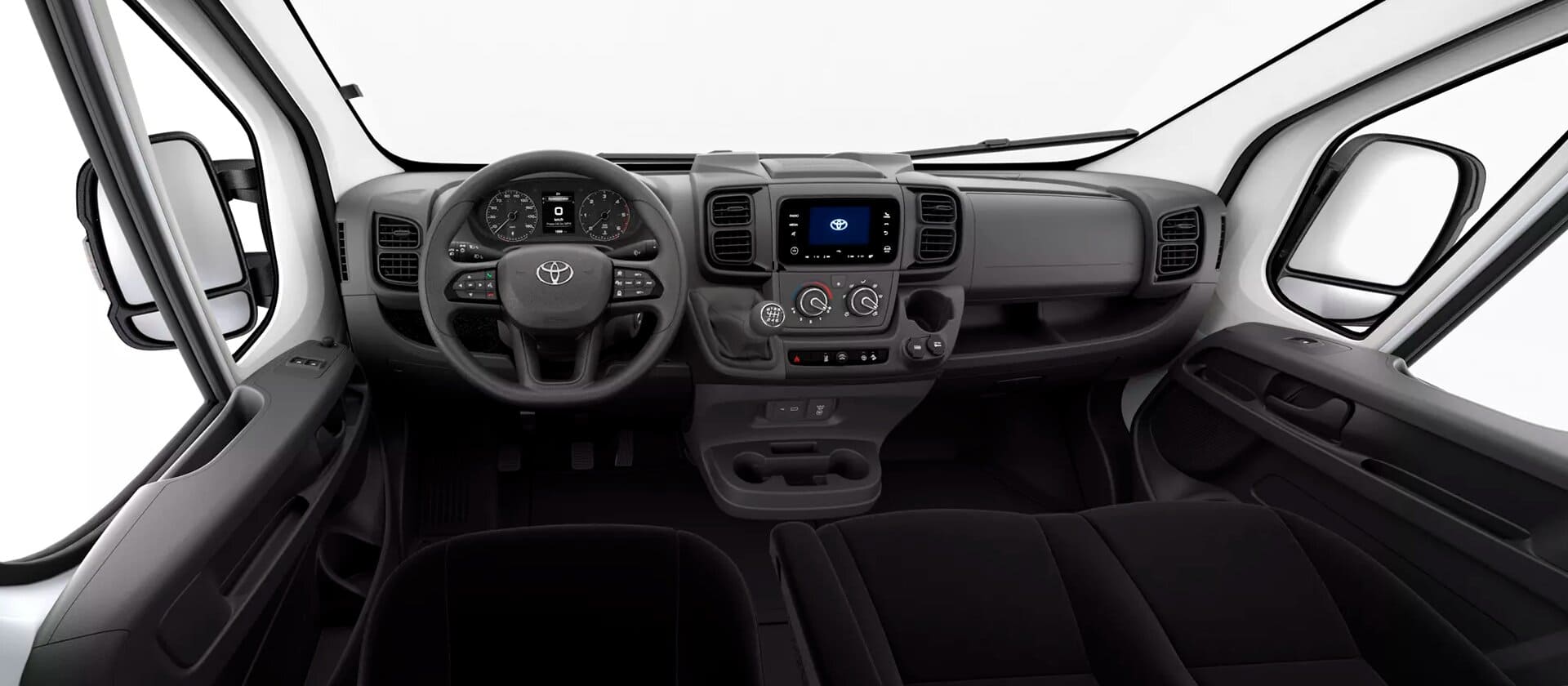 Renting New Toyota Proace Max L3 H2 GX Blanco Polar Furgoneta Industrial Manual 3 Plazas Renting Finders Interior