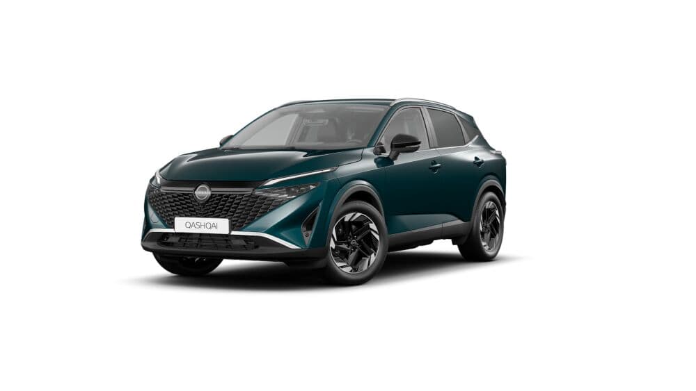 Renting New Nissan Qashqai N-Connecta Deep Ocean Blue SUV Micro-Híbrido Etiqueta ECO