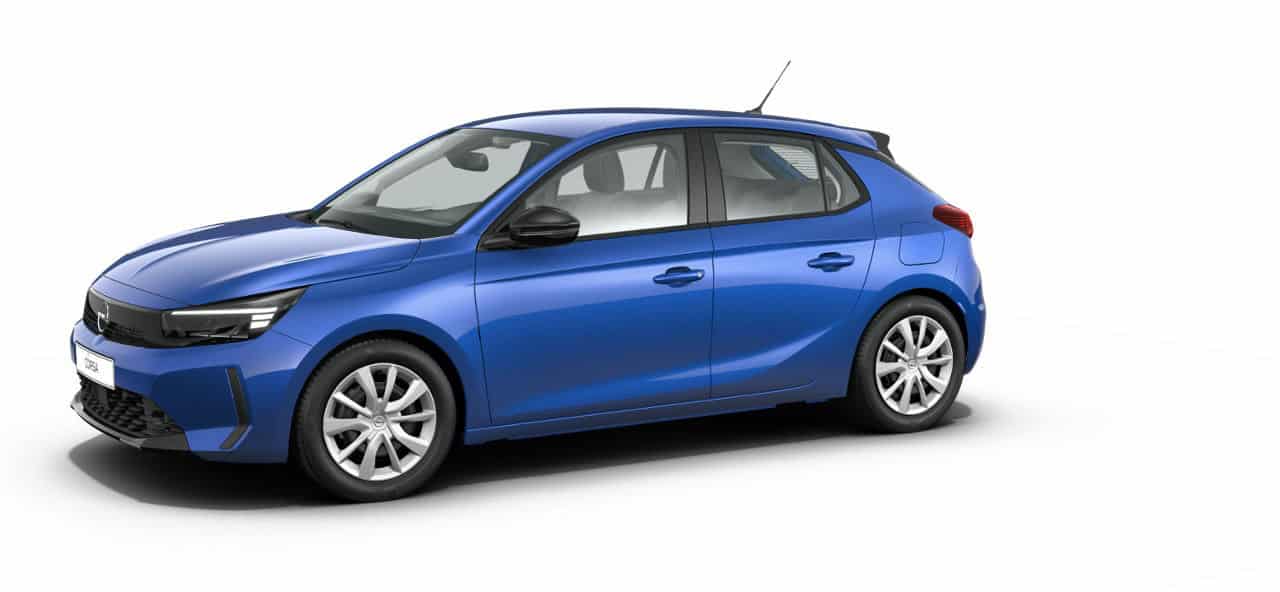 Renting Opel Corsa Edition Voltaik Blue Compacto