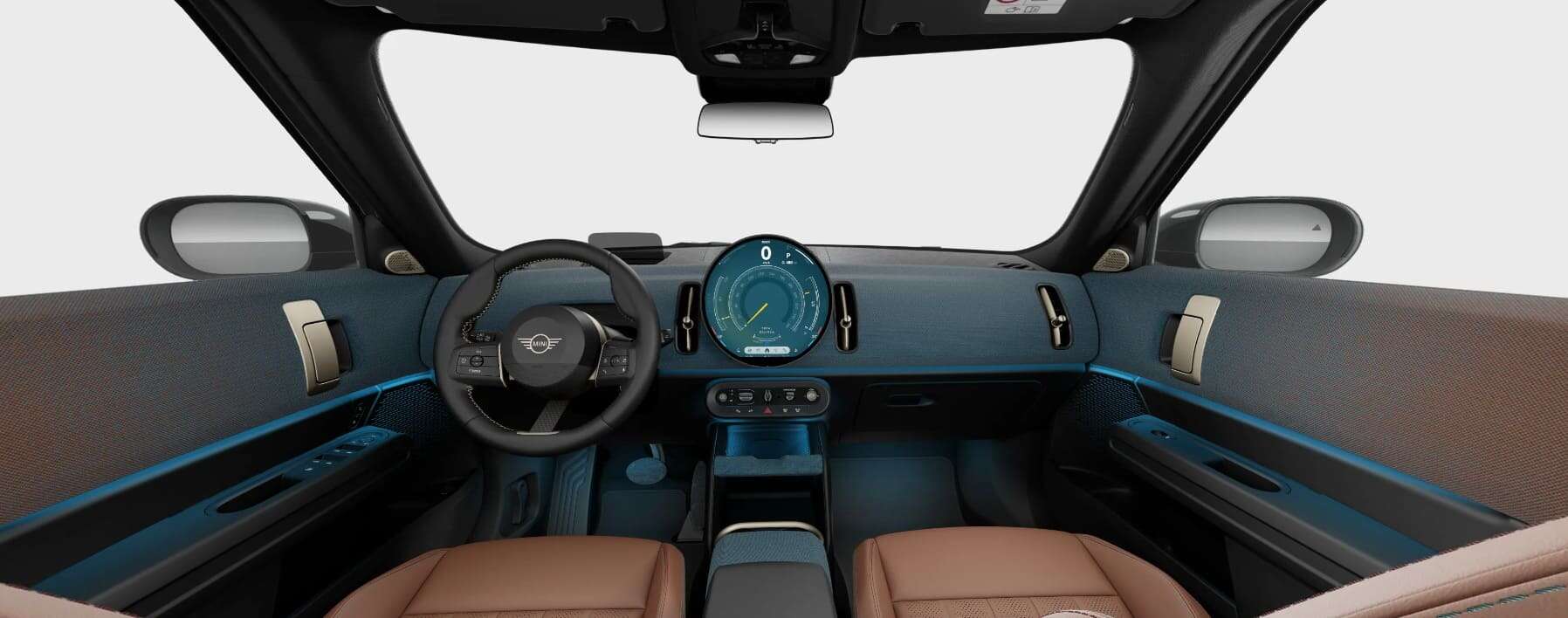 Renting New MINI Countryman D Favoured Midnight Black II Metalizado SUV Premium Automático Micro-Híbrido Diésel Etiqueta ECO Interior