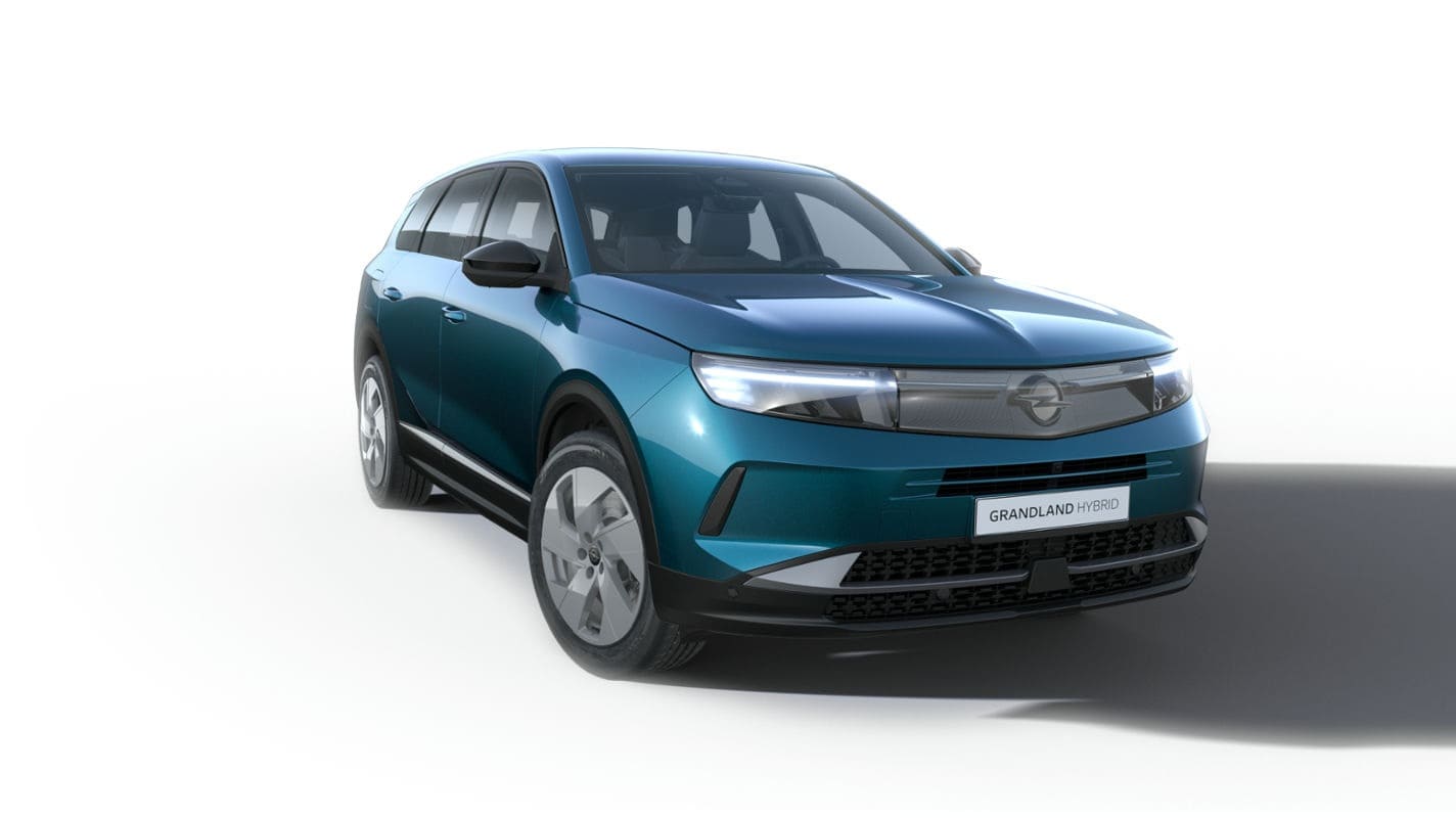 Renting New Opel GrandLand Hybrid Edition Azul SUV Automático Híbrido Etiqueta ECO