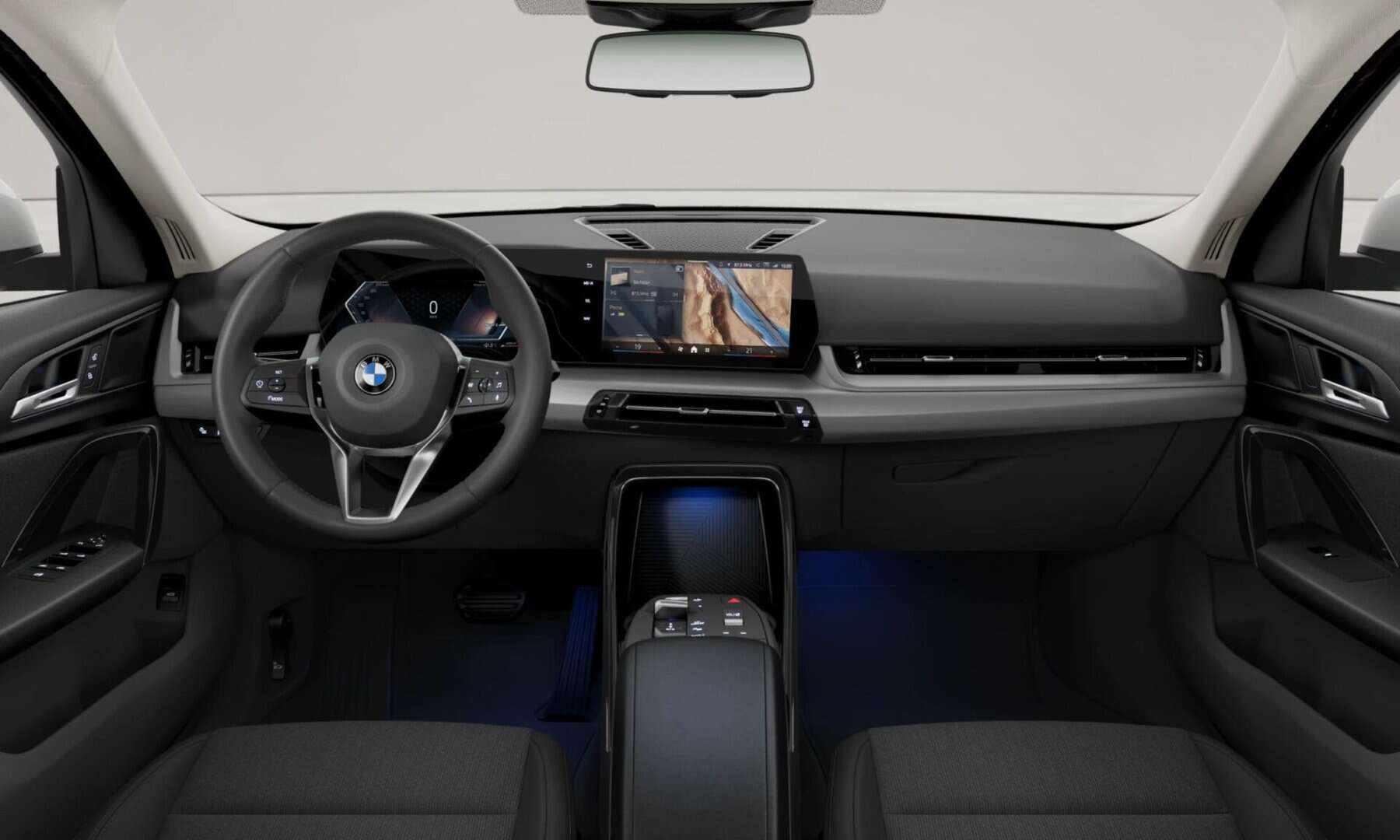 Renting New BMW X2 Mineral White Metalizado SUV Coupé Automático Interior