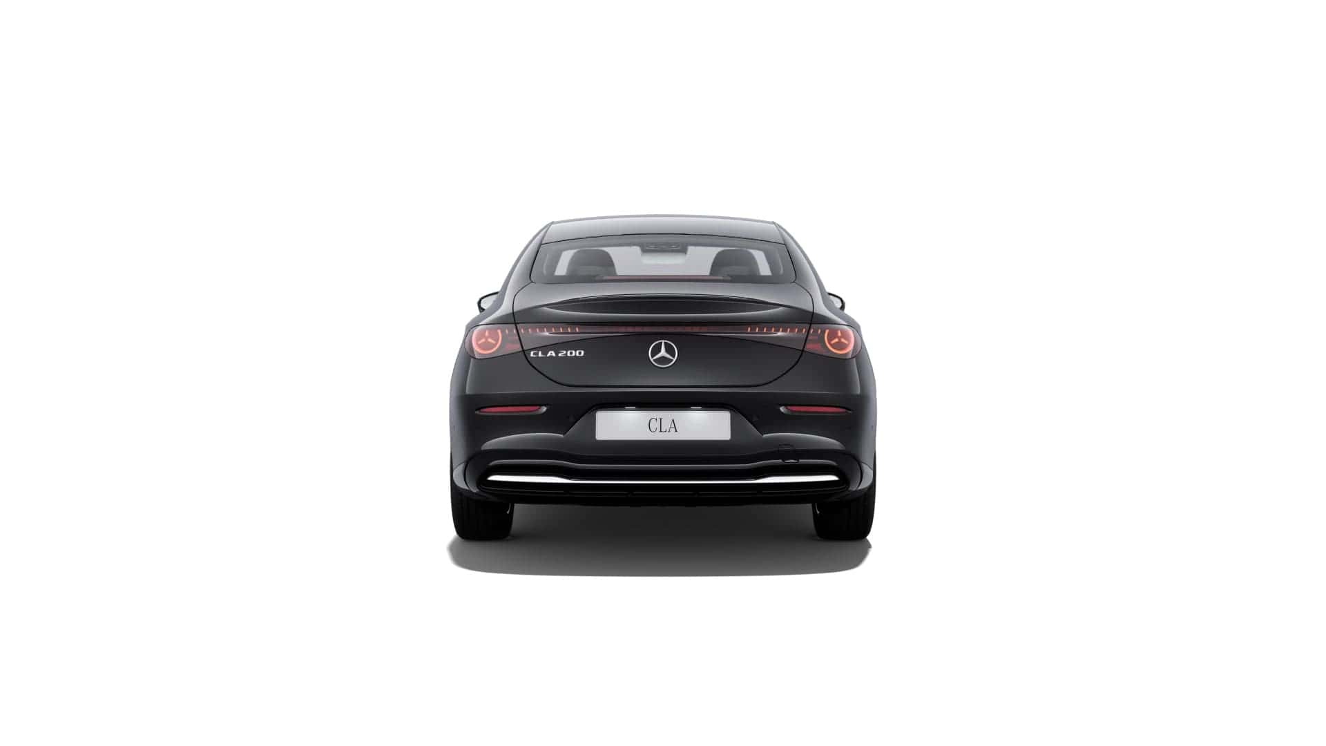 Renting New Mercedes Benz CLA EQ Negro Cosmos Sedán Eléctrico Automático Etiqueta 0