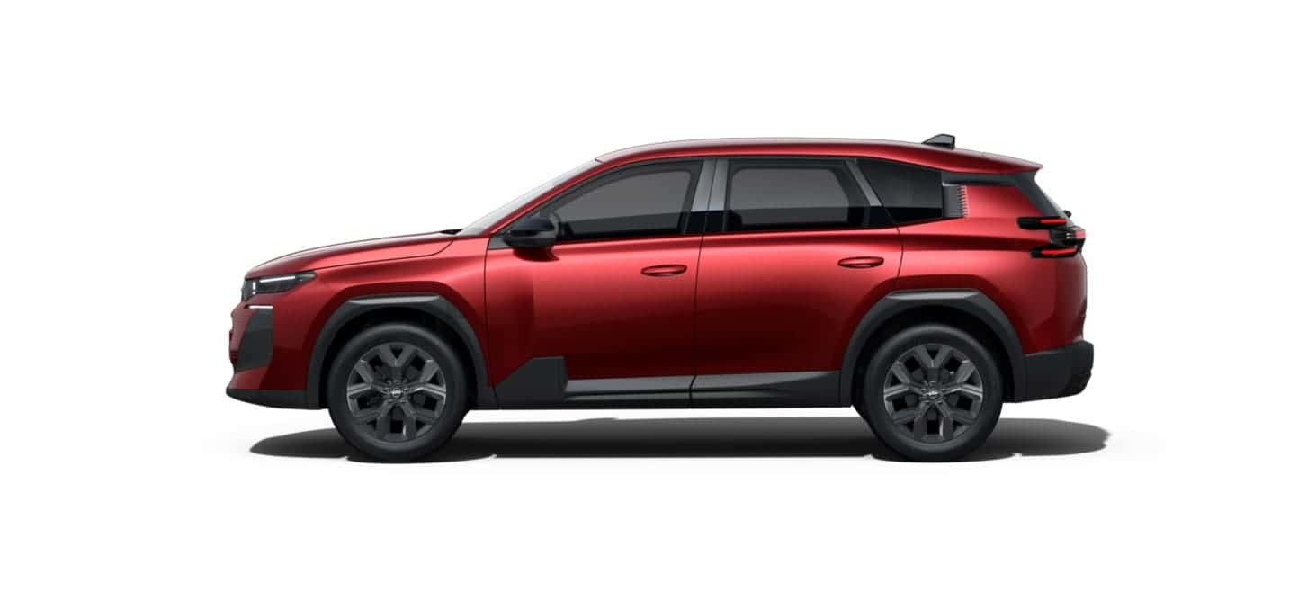 Renting New Citroën C5 Aircross You SUV Rojo Metalizado Automático Híbrido Etiqueta ECO