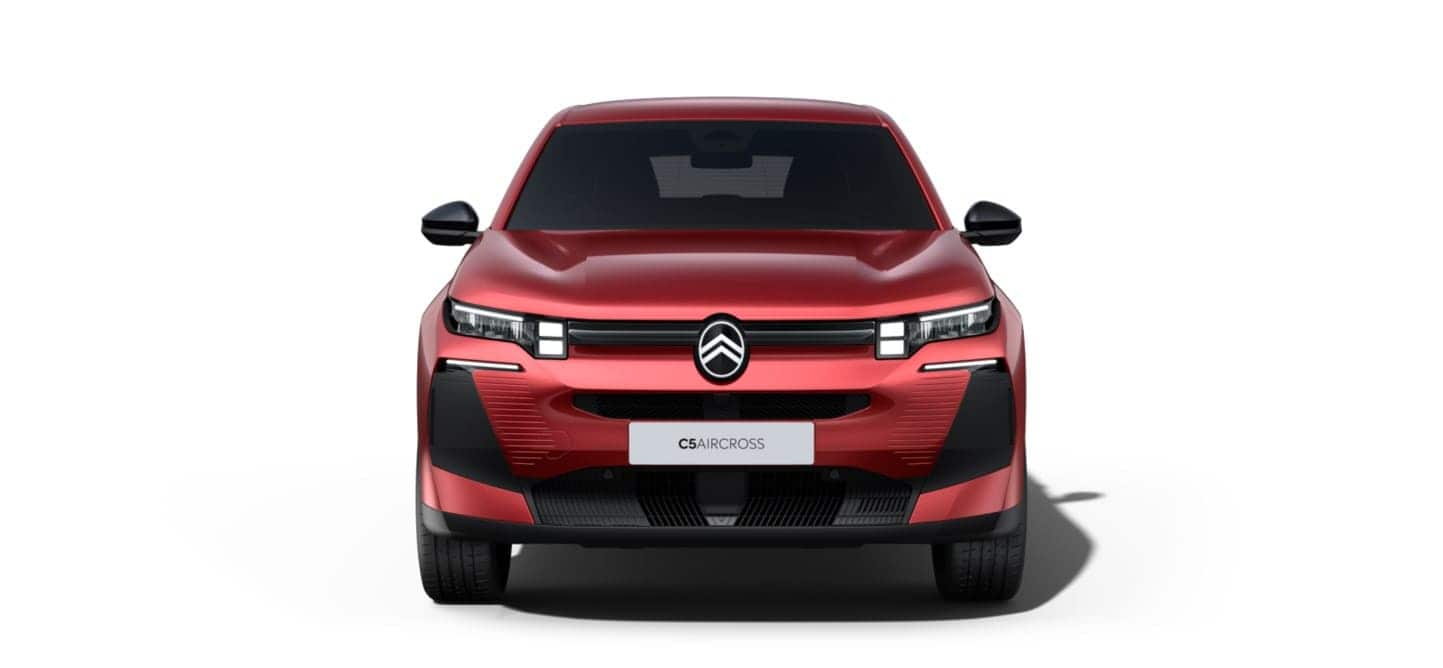 Renting New Citroën C5 Aircross You SUV Rojo Metalizado Automático Híbrido Etiqueta ECO