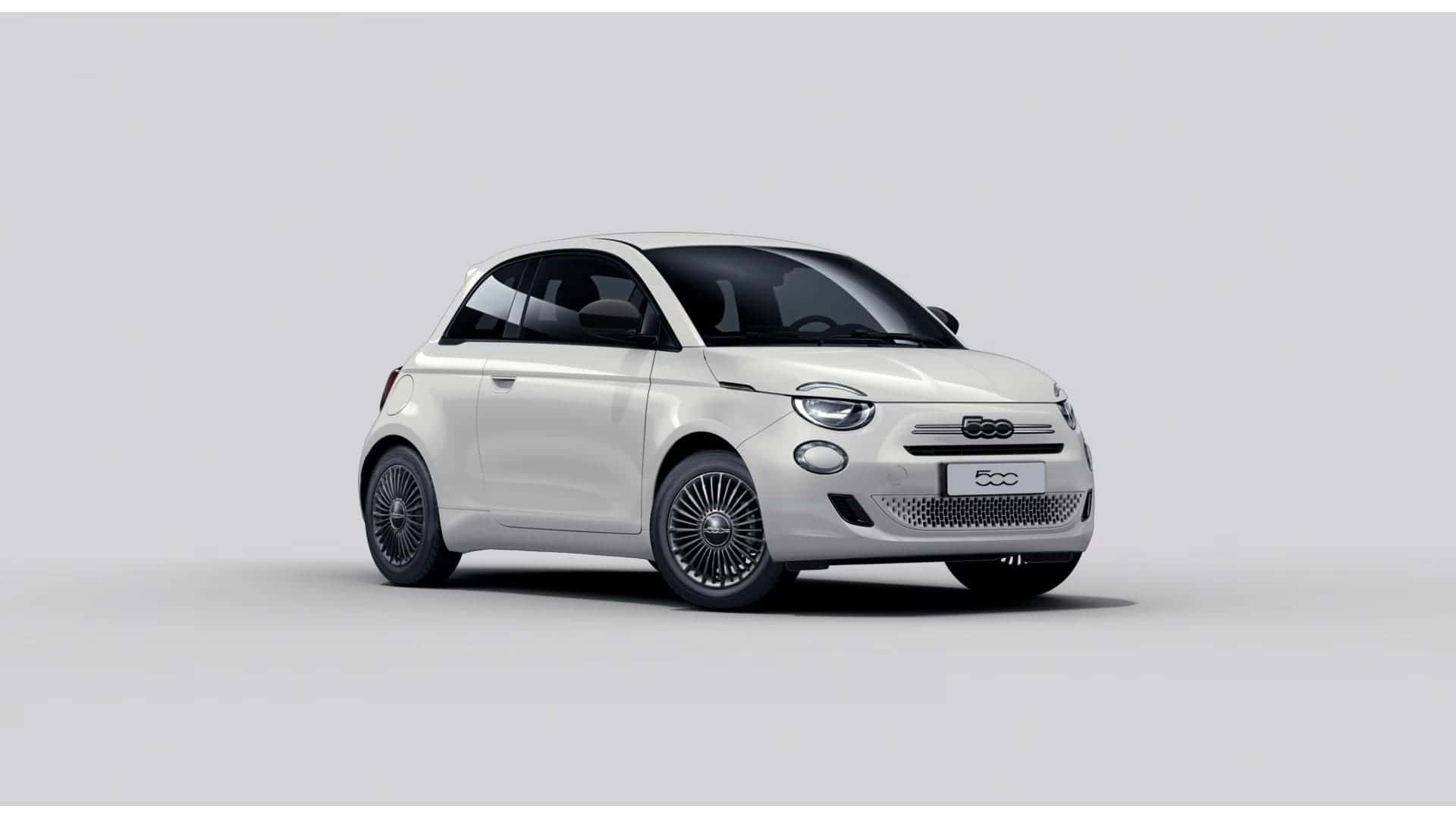 Renting New Fiat 500 Business Blanco Gelato Compacto Micro-Híbrido Etiqueta ECO