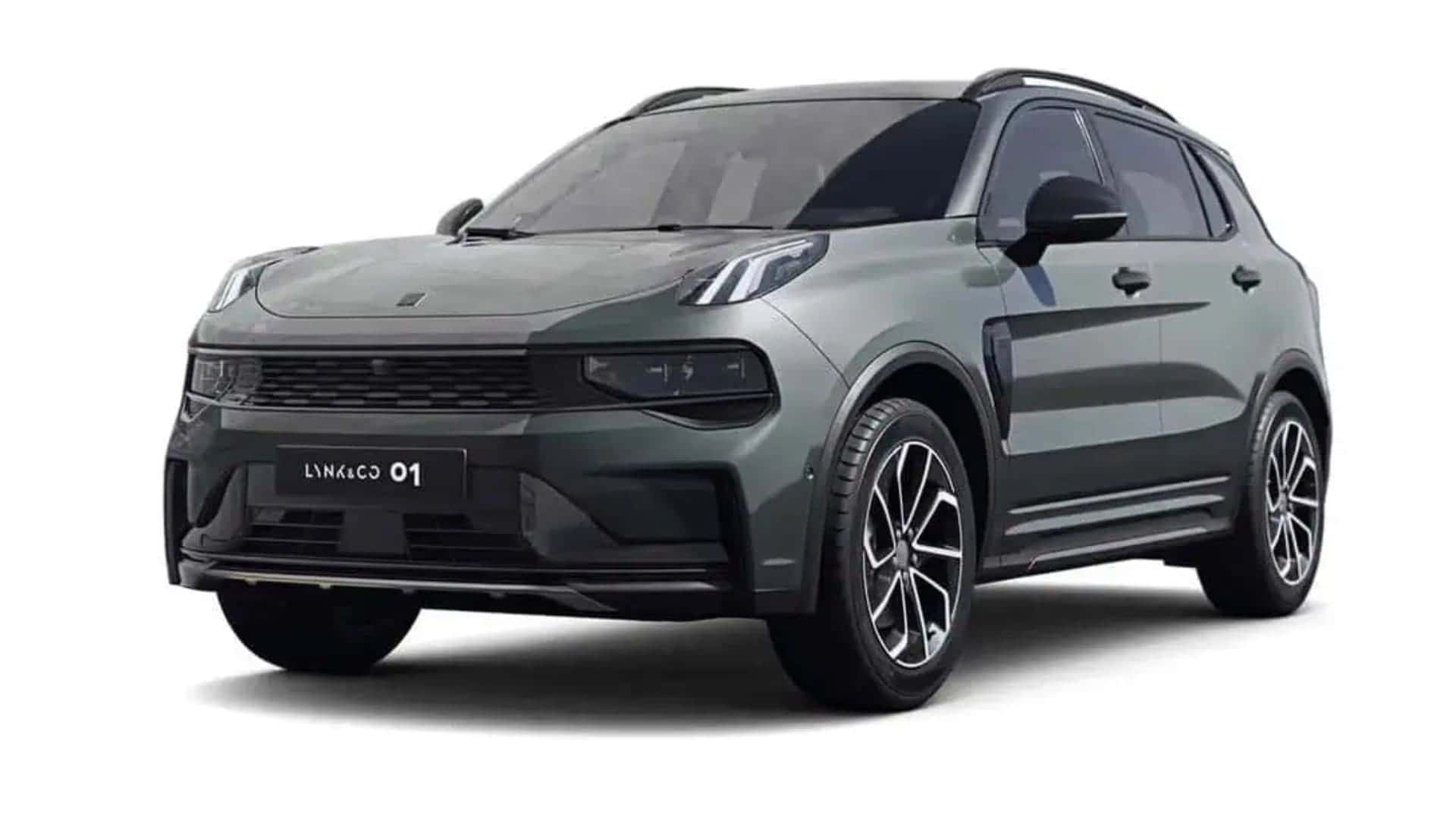 Renting New Lynk & CO 01 Core Mineral Green SUV Automático PHEV Híbrido Enchufable Etiqueta 0