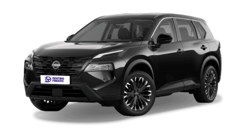 Renting New Nissan X-Trail Acenta Galaxy Black SUV Automático Micro-Híbrido Etiqueta ECO Renting Finders